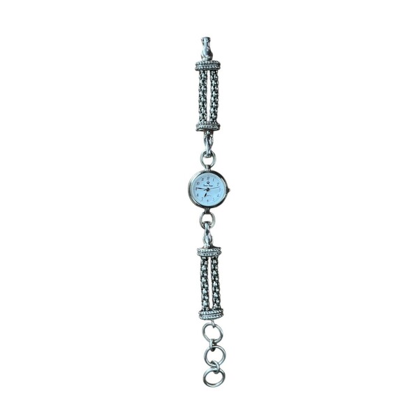 Vintage Womens Premier Design Watch Quartz Silvertone Bracelet New Battery - Picture 1 of 6